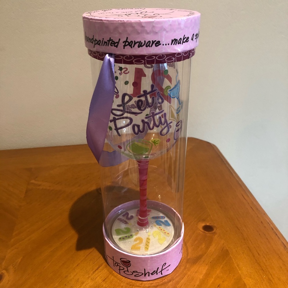21st Birthday Specialty Wine Glass